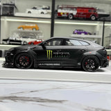 [IVY] 1:18 Lamborghini 2019 Urus LBWK Monster Energy modellbil harts