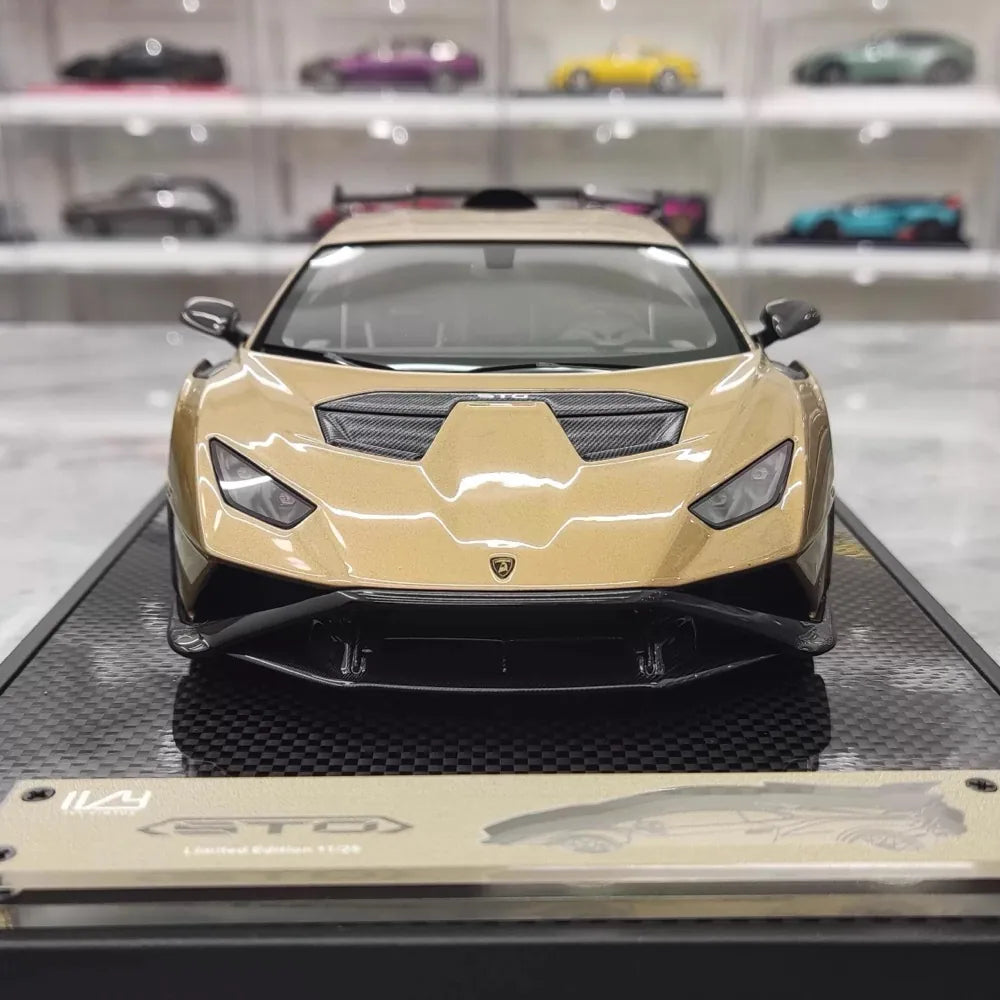 [IVY] 1:18 Lamborghini 2021 Huracan STO Brown Model Car Resin