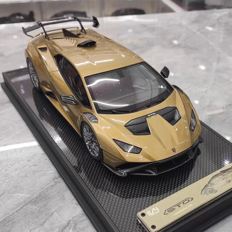 [IVY] 1:18 Lamborghini 2021 Huracan STO Brown Model Car Resin