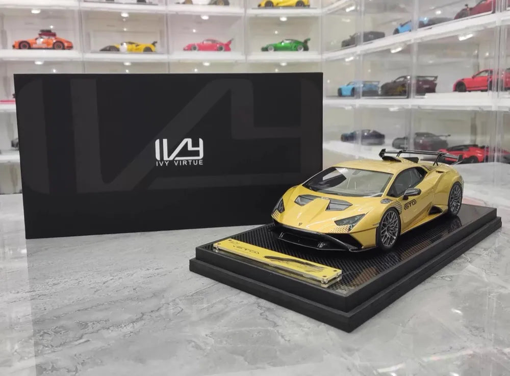 [IVY] 1:18 Lamborghini 2021 Huracan STO Brown Model Car Resin