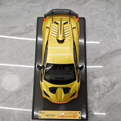 [IVY] 1:18 Lamborghini 2021 Huracan STO Gold Model Car Resin