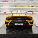 [IVY] 1:18 Lamborghini 2021 Huracan STO Gold Model Car Resin