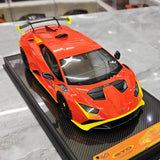 [IVY] 1:18 Lamborghini 2021 Huracan STO oranje modelauto Hars