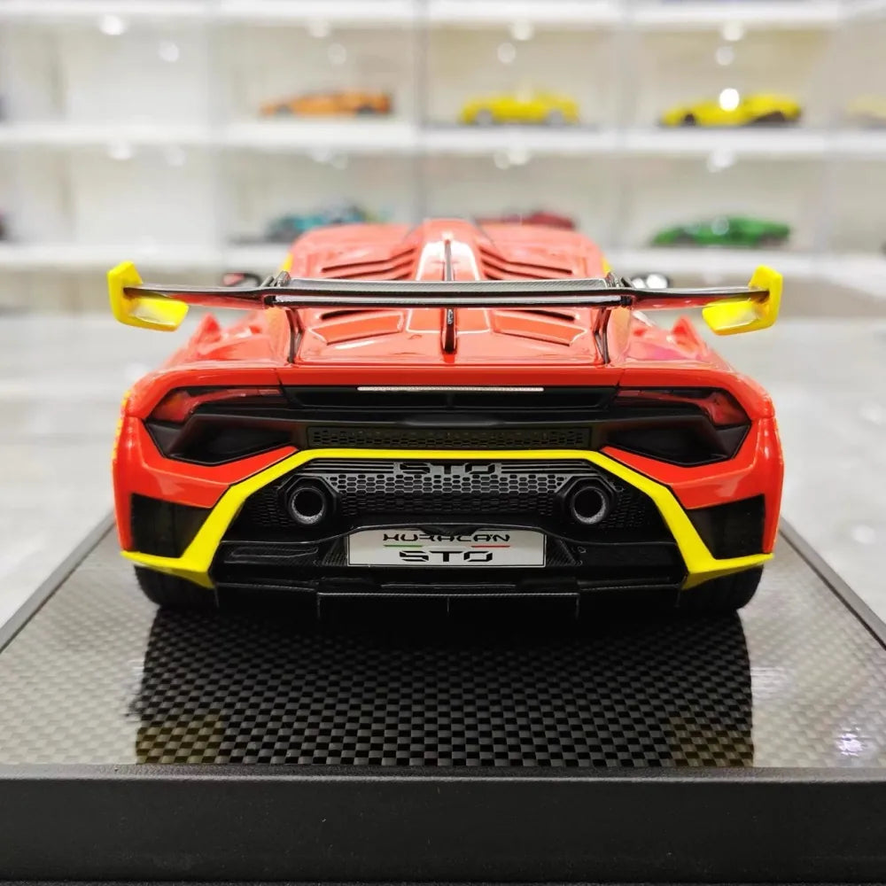 [IVY] 1:18 Lamborghini 2021 Huracan STO Orange Model Car Resin
