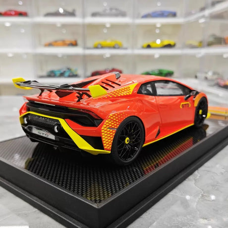 [IVY] 1:18 Lamborghini 2021 Huracan STO Orange Model Car Resin