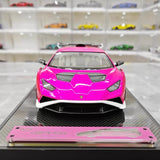 [IVY] 1:18 Lamborghini 2021 Huracan STO Purple Model Car Resin