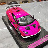 [IVY] 1:18 Lamborghini 2021 Huracan STO Purple Model Car Resin