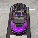 [IVY] 1:18 Lamborghini 2023 Revuelto Opera Unica Purple Model Car Resin