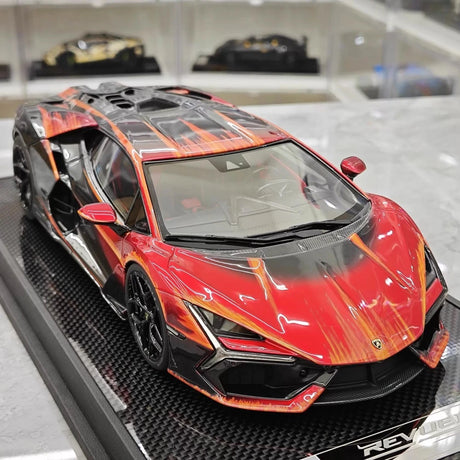 [IVY] 1:18 Lamborghini 2023 Revuelto Opera Unica Red Model Car Resin