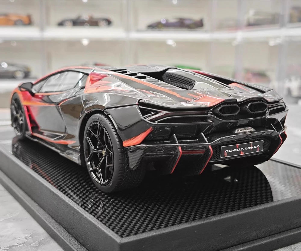 [IVY] 1:18 Lamborghini 2023 Revuelto Opera Unica rouge voiture miniature Resin