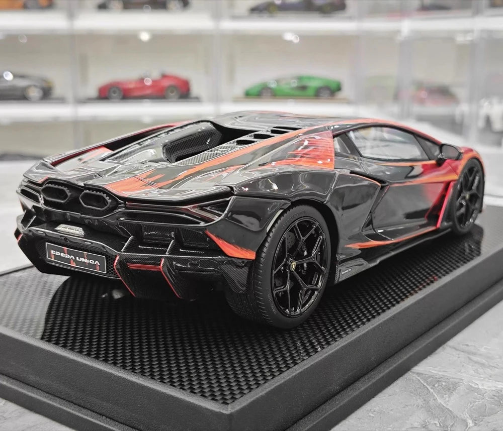 [IVY] 1:18 Lamborghini 2023 Revuelto Opera Unica rouge voiture miniature Resin