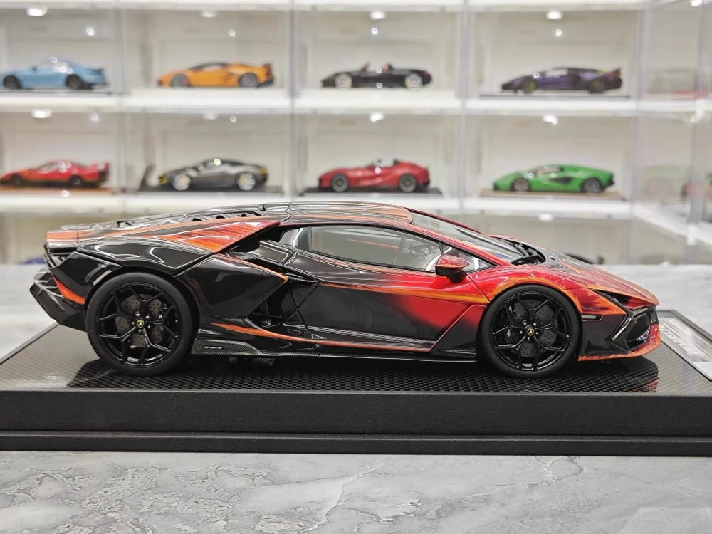 [IVY] 1:18 Lamborghini 2023 Revuelto Opera Unica rouge voiture miniature Resin
