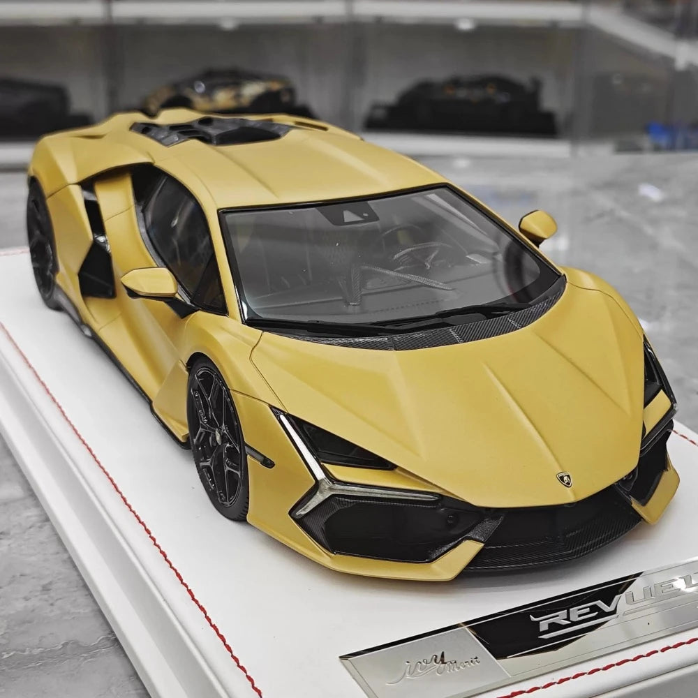 [IVY] 1:18 Lamborghini 2023 Revuelto Opera Unica Yellow Model Car Resin