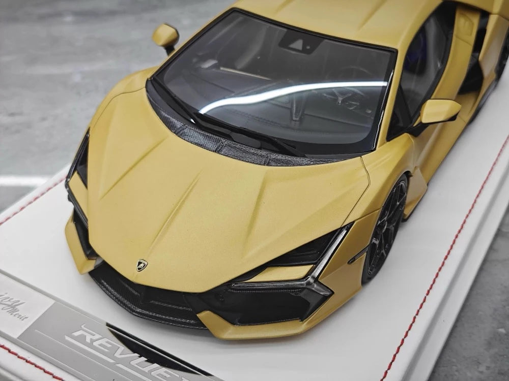 [IVY] 1:18 Lamborghini 2023 Revuelto Opera Unica Yellow Model Car Resin