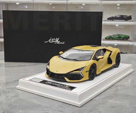 [IVY] 1:18 Lamborghini 2023 Revuelto Opera Unica Yellow Model Car Resin