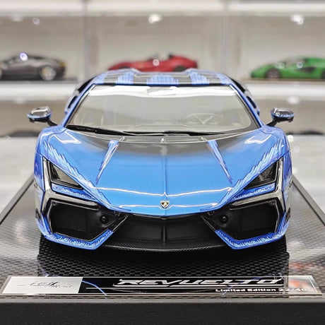 [IVY] 1:18 Lamborghini 2023 Revuelto Opera Unica Blue Model Car Resin