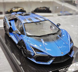 [IVY] 1:18 Lamborghini 2023 Revuelto Opera Unica Blue Model Car Resin