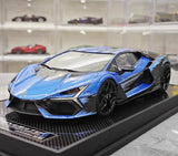 [IVY] 1:18 Lamborghini 2023 Revuelto Opera Unica Blue Model Car Resin