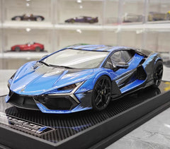 [IVY] 1:18 Lamborghini 2023 Revuelto Opera Unica Blue Model Car Resin