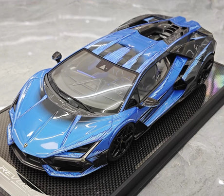 [IVY] 1:18 Lamborghini 2023 Revuelto Opera Unica Blue Model Car Resin