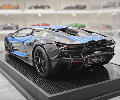 [IVY] 1:18 Lamborghini 2023 Revuelto Opera Unica Blue Model Car Resin