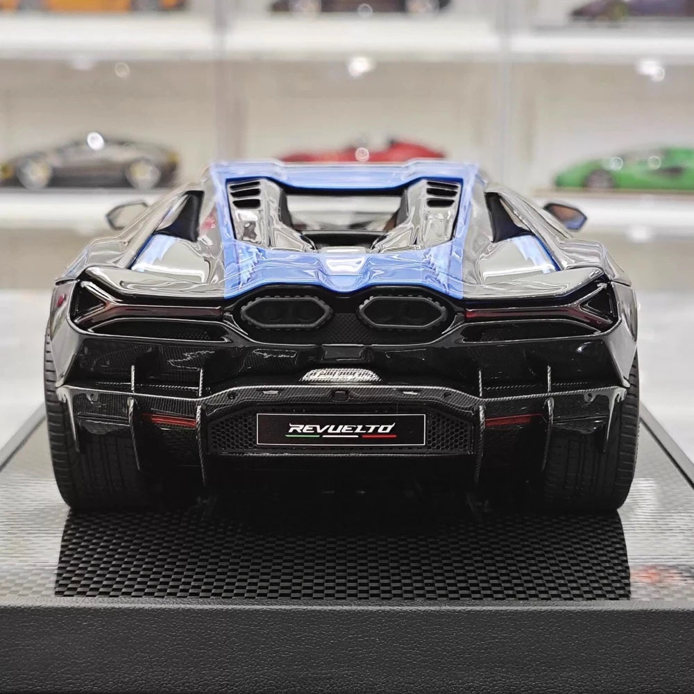 [IVY] 1:18 Lamborghini 2023 Revuelto Opera Unica Blue Model Car Resin