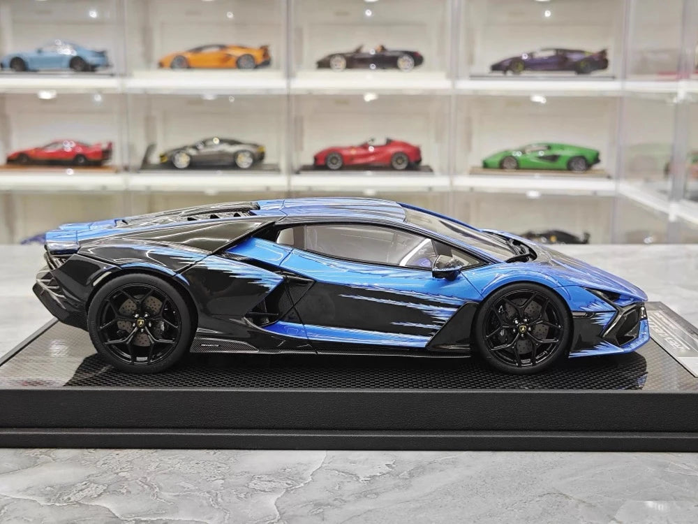 [IVY] 1:18 Lamborghini 2023 Revuelto Opera Unica Blue Model Car Resin
