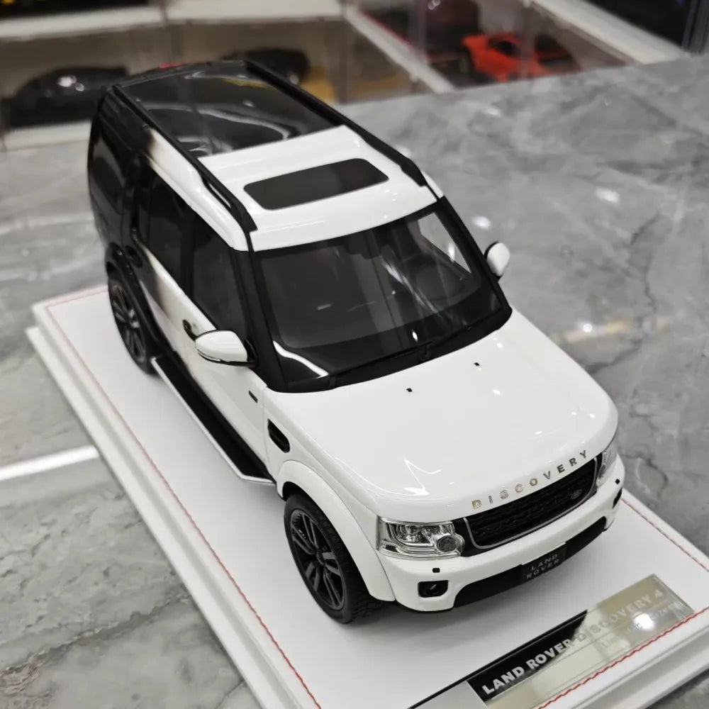 [IVY] 1:18 Land Rover 2009 Discovery 4 Black & White Model Car Resin