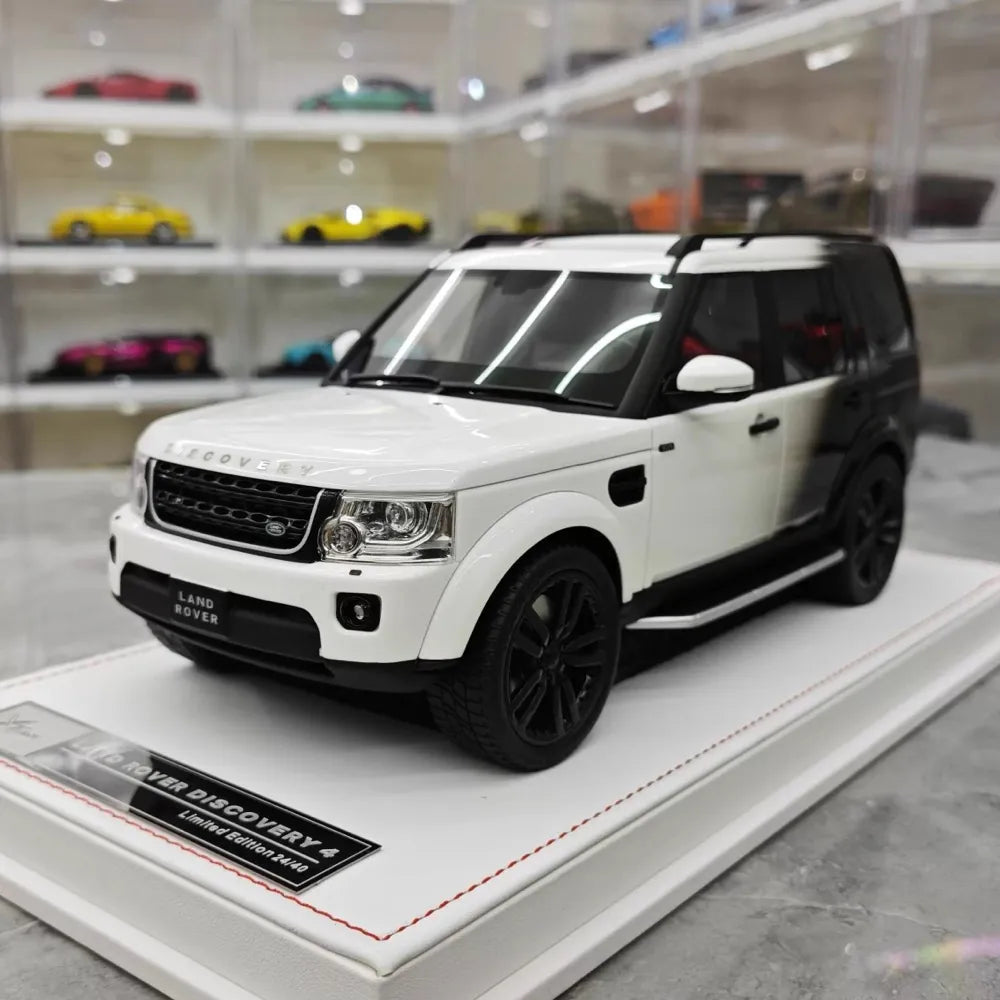 [IVY] 1:18 Land Rover 2009 Discovery 4 Black & White Model Car Resin