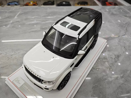 [IVY] 1:18 Land Rover 2009 Discovery 4 Black & White Model Car Resin