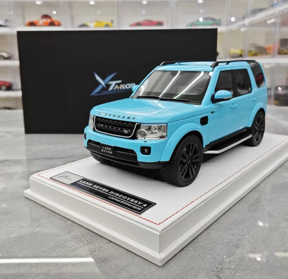 [IVY] 1:18 Land Rover 2009 Discovery 4 ブルー モデルカー レジン