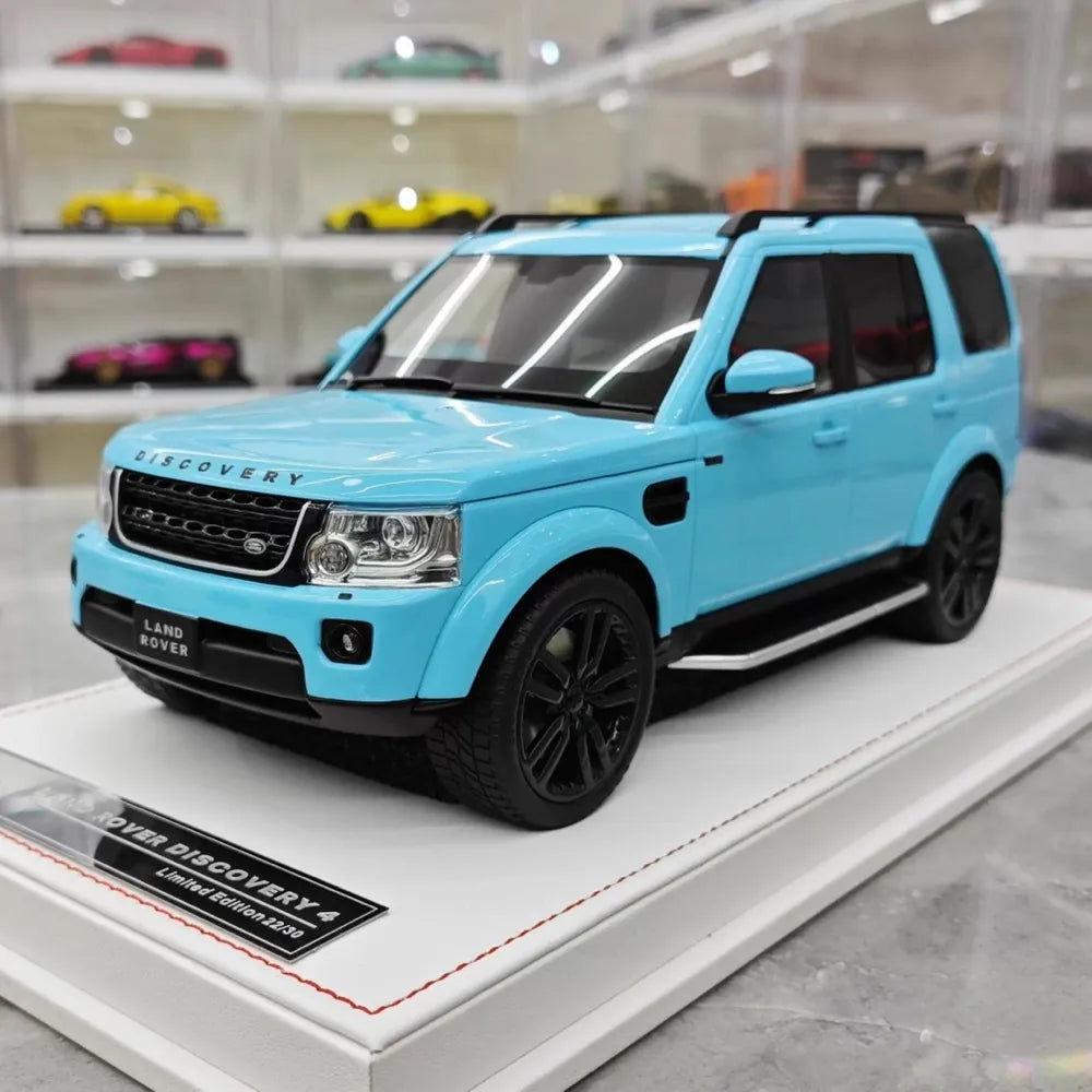 [IVY] 1:18 Land Rover 2009 Discovery 4 ブルー モデルカー レジン