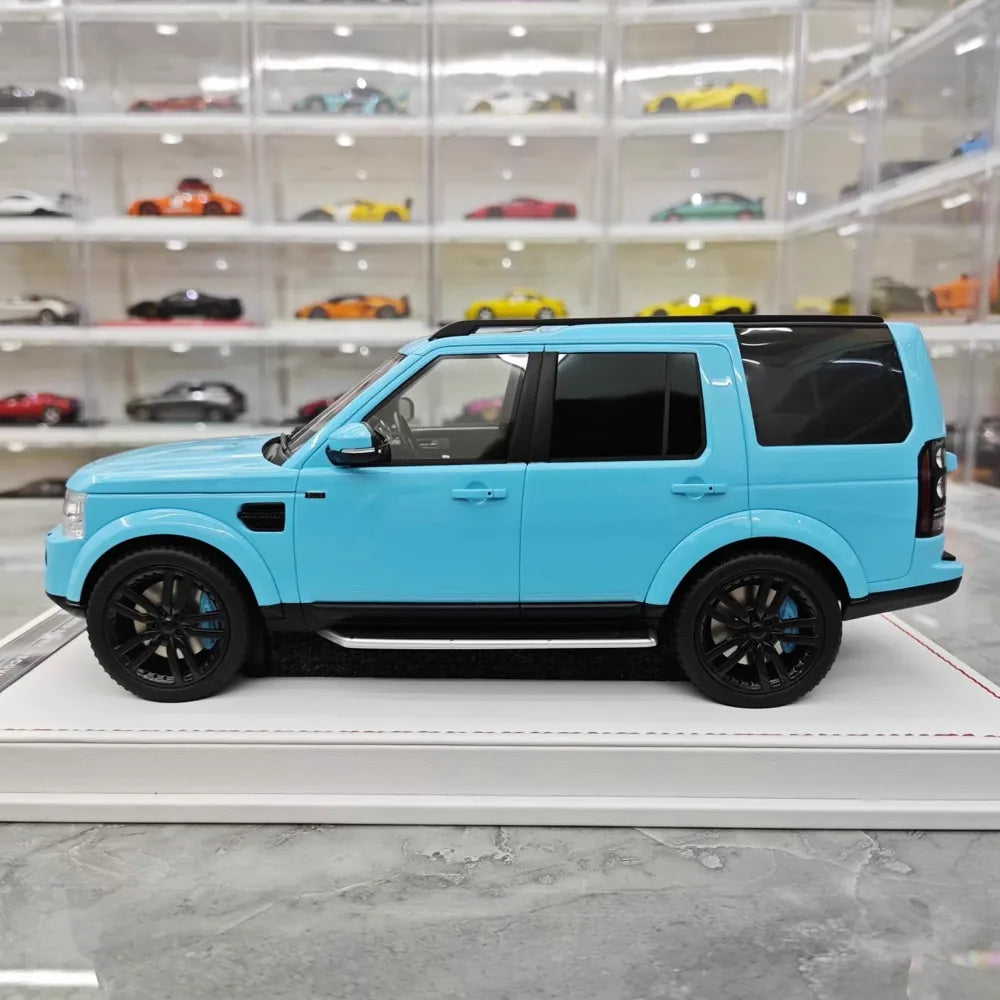 [IVY] 1:18 Land Rover 2009 Discovery 4 ブルー モデルカー レジン