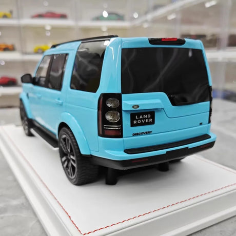 [IVY] 1:18 Land Rover 2009 Discovery 4 Blue Model Car Resin