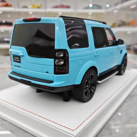 [IVY] 1:18 Land Rover 2009 Discovery 4 Blue Model Car Resin