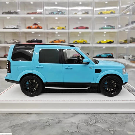 [IVY] 1:18 Land Rover 2009 Discovery 4 Blue Model Car Resin