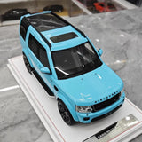 [IVY] 1:18 Land Rover 2009 Discovery 4 Blue Model Car Resin