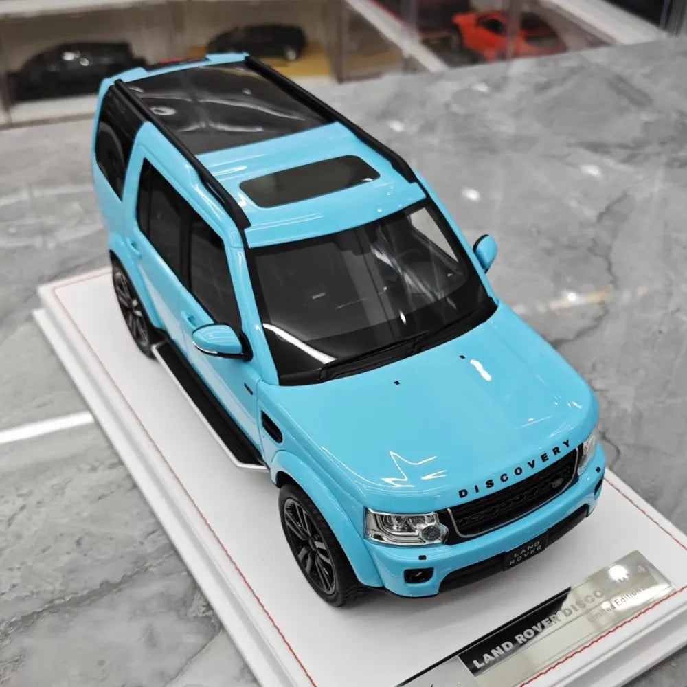 [IVY] 1:18 Land Rover 2009 Discovery 4 ブルー モデルカー レジン