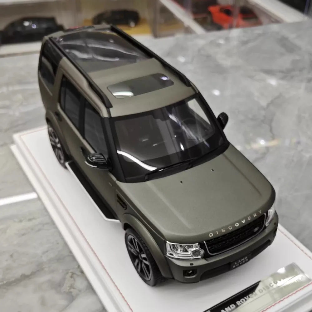 [IVY] 1:18 Land Rover 2009 Discovery 4 grigio modellino di auto resina