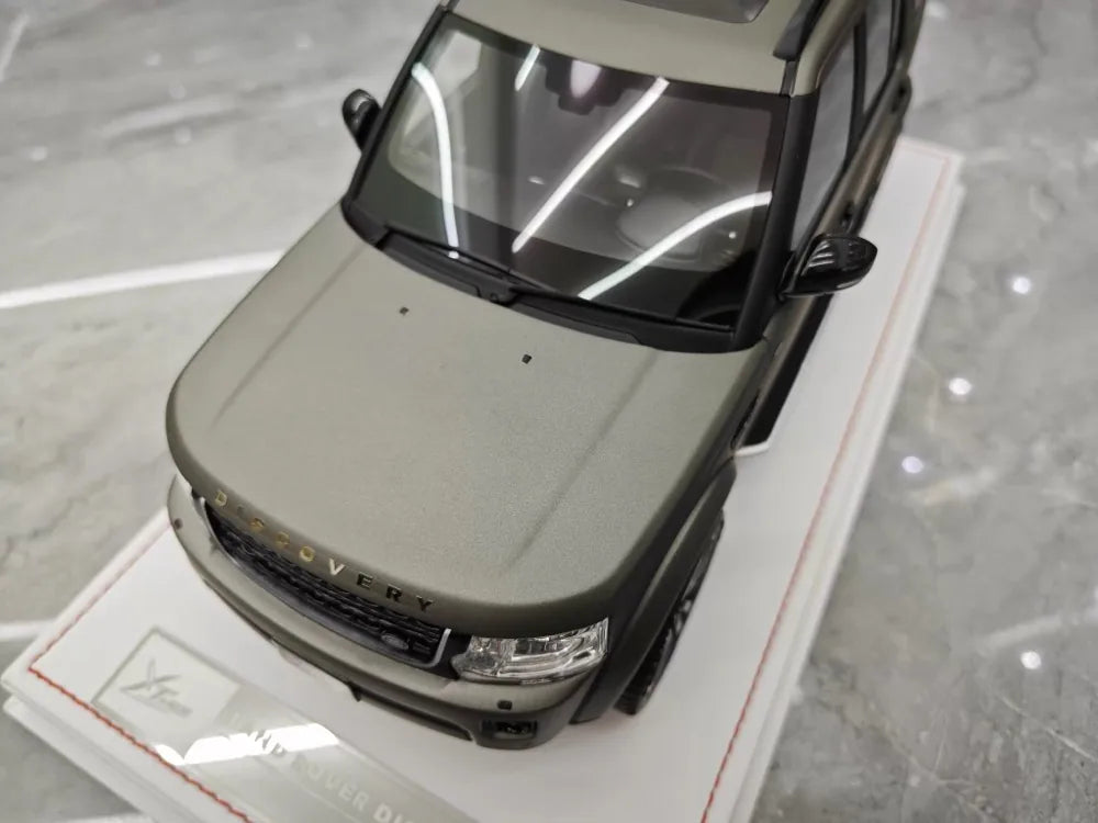 [IVY] 1:18 Land Rover 2009 Discovery 4 grigio modellino di auto resina