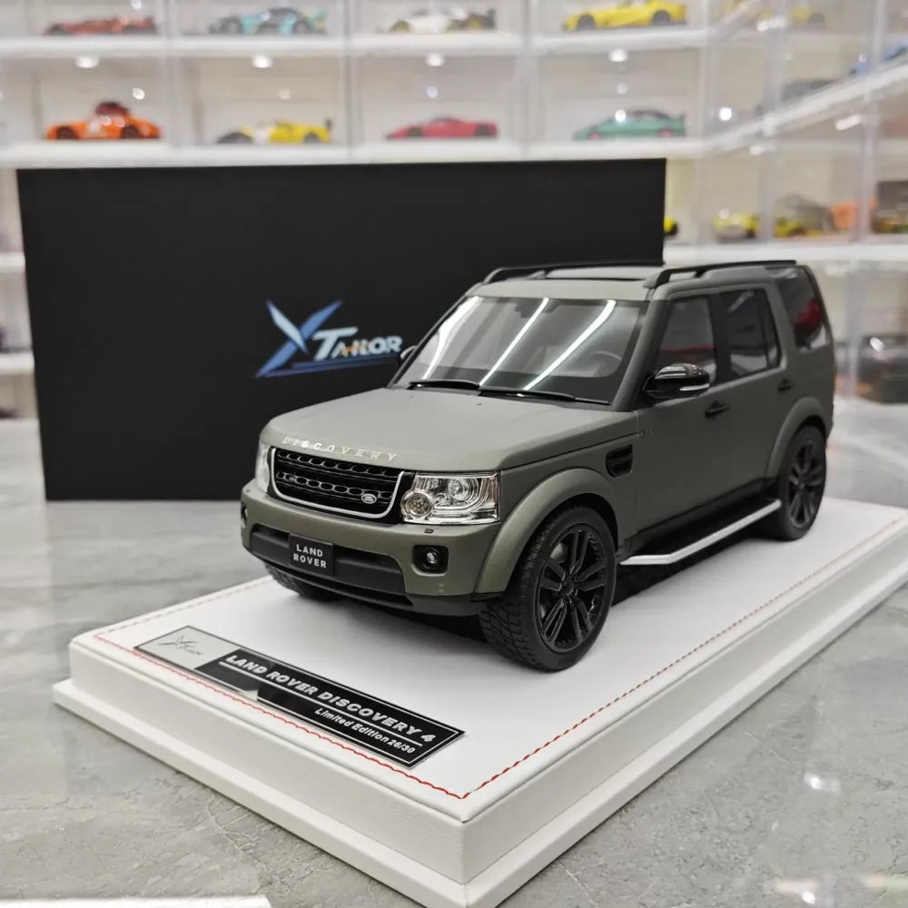 [IVY] 1:18 Land Rover 2009 Discovery 4 grigio modellino di auto resina