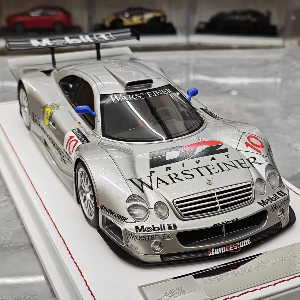 [IVY] 1:18 Mercedes-Benz 1997 CLK GTR #10 Model Car Resin / Closed Body