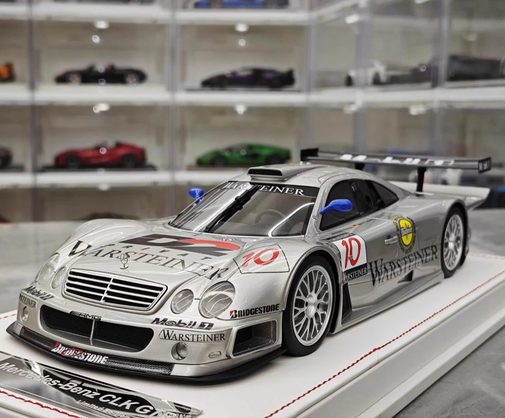 [IVY] 1:18 Mercedes-Benz 1997 CLK GTR #10 modellino di auto resina / Closed Body