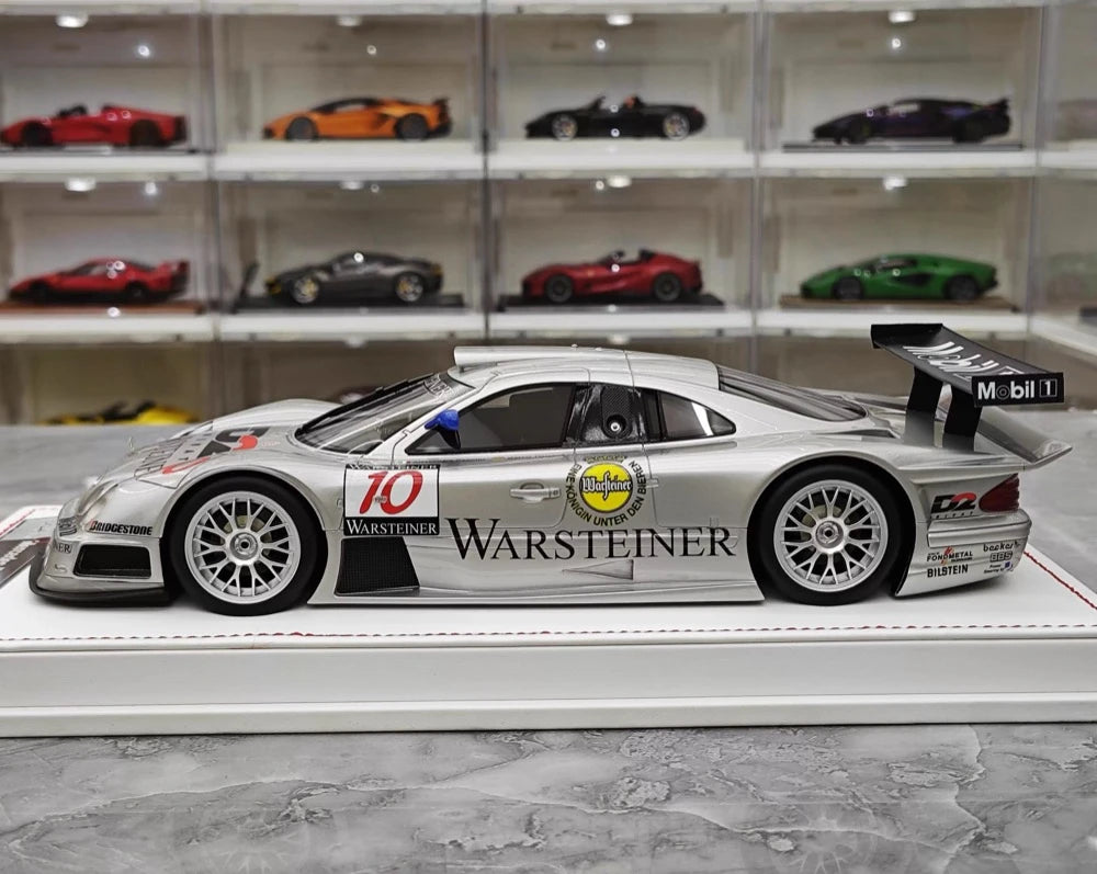 [IVY] 1:18 Mercedes-Benz 1997 CLK GTR #10 modellino di auto resina / Closed Body