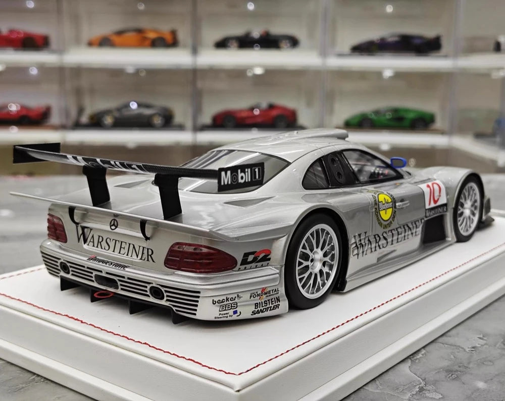 [IVY] 1:18 Mercedes-Benz 1997 CLK GTR #10 modellino di auto resina / Closed Body