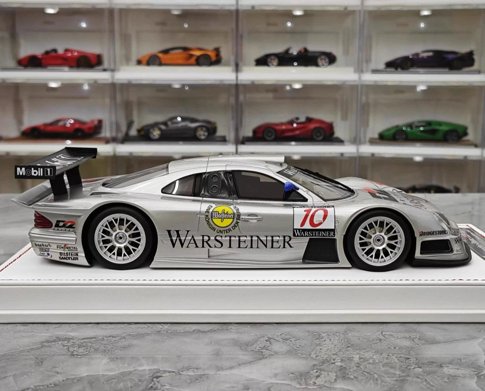[IVY] 1:18 Mercedes-Benz 1997 CLK GTR #10 modellino di auto resina / Closed Body