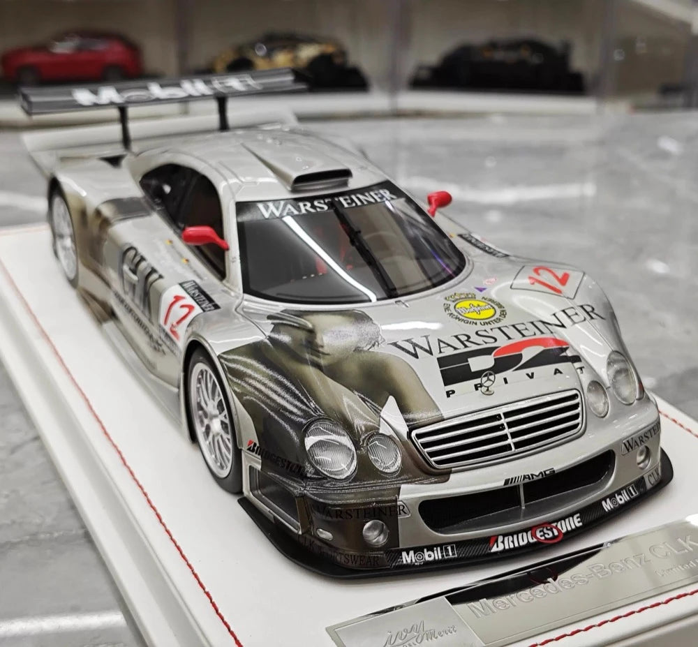[IVY] 1:18 Mercedes-Benz 1997 CLK GTR #12 Model Car Resin / Closed Body