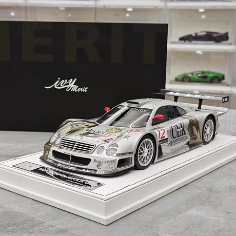 [IVY] 1:18 Mercedes-Benz 1997 CLK GTR #12 Model Car Resin / Closed Body
