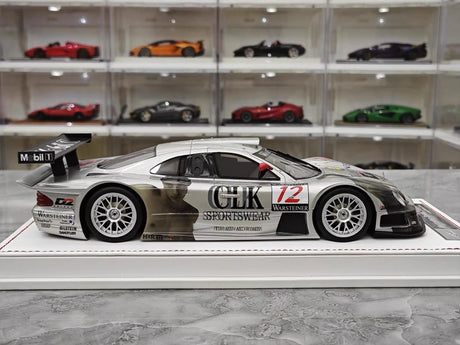 [IVY] 1:18 Mercedes-Benz 1997 CLK GTR #12 Model Car Resin / Closed Body