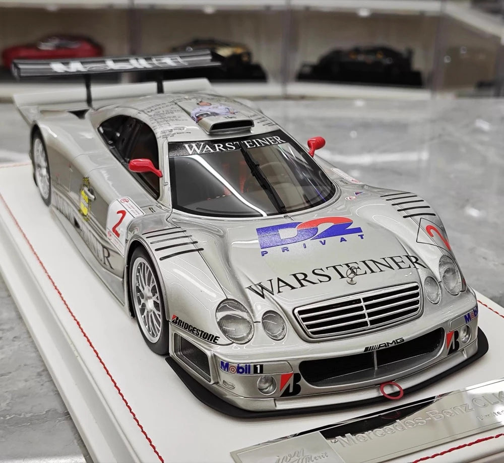 [IVY] 1:18 Mercedes-Benz 1997 CLK GTR #2 modellino di auto resina / Closed Body